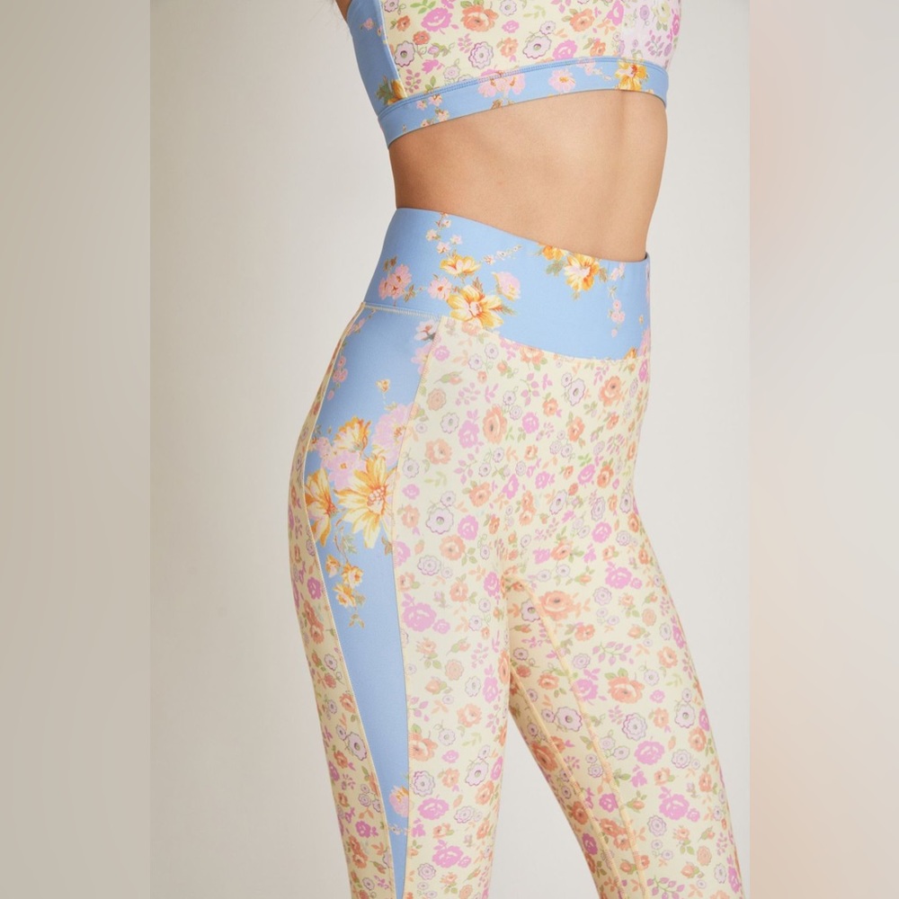 LoveShackFancy Floral and Blue Leggings - Picture 8 of 16